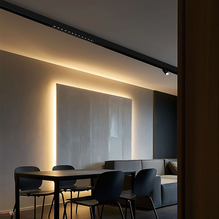 ¿Qué hace que la iluminación en riel montada en la pared sea tan práctica?
